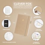 Clever Fox Wellness Planner Premium – Daily Lifestyle Journal to Support Health, Nutrition & Exercise – Healthy Living Journal with Meal, Exercise & Habit Trackers – Lasts 3 Months (Sandstone) - Image 3