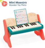B. toys – Wooden Toy Piano for Toddlers, Kids – Color – Coded Keys with Songbook – Musical Instrument for Early Learning & Creativity – 3+ Years – Mini Maestro - Image 8