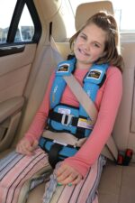 RideSafer - Large Blue, Lightweight, Compact, Portable Car Seat - Perfect for Travel and Everyday Child Safety - Image 3