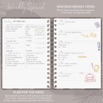 PLANBERRY Weekly Planner Premium – Undated Life Organizer & Budget Planner – Time Management, Goal Setting, To-Do List, Work-Life Balance & Habit Tracker – 6.9″ x 8.5″ (Onyx Black) - Image 5