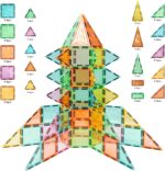 Magnetic Tiles 100-Piece Set for Kids, Magnetic Building Blocks STEM Toys for Age 3+ Boys and Girls, Educational Magnet Construction Tiles for Creativity & Learning - Image 3