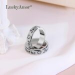 Fidget Spinner Ring for Women - Just Breathe Inspirational Hope Rings, Stainless Steel Anxiety Women's Ring for Stress Relief, Thumb Rotating Rings for Adults Jewelry Gift for Her - Image 6