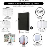 Life & Goal Planner - A 12 Month Journey to Crush Your Goals, Increase Productivity, Passion, Success & Happiness - Weekly & Monthly Life Planner, Habit-Tracker, Gratitude Journal & Organizer - Image 3