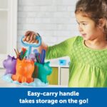 Learning Resources Create-a-Space Kiddy Center Unicorns, 5 Pieces, Ages 3+, classroom supplies, school supplies for teachers, caddy organizer, classroom organizers - Image 4