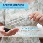 Tuning Forks for Healing Set – Includes 128Hz, 136Hz, 256Hz, 384Hz & Activator, Portable in Red Leather Pouch – Medical Grade Sound Healing Instruments for Chakra, Yoga, and Meditation - Image 5