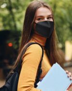 LEMENT 50pcs KN95 Face Mask Black 5 Layer Cup Dust Safety Masks Filter Efficiency≥95% Breathable Elastic Ear Loops Black Masks - Image 7