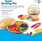 Learning Resources Super Sorting Pie, Fine Motor Toy, Early Number, Patterns, 68 Pieces, Grades Pre-K/Ages 3+ - Image 5