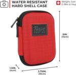 Thrive Mini First Aid Kit - Compact Travel Essentials for Camping & Cruise, Waterproof Survival Med Kit for Hiking, Portable Emergency Hiking Supplies Pouch, 66-Piece, Red Shell Case - Image 3