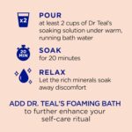 Dr Teal's Pure Epsom Salt Stress Relief with Ginseng & Ginger Essential Oils, 3 lbs (Pack of 4) - Image 4