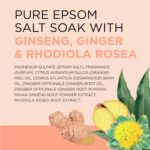 Dr Teal's Pure Epsom Salt Stress Relief with Ginseng & Ginger Essential Oils, 3 lbs (Pack of 4) - Image 6
