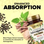 Built by Nature Ashwagandha 2100mg Extra Strength Stress Relief & Mood Support with Black Pepper Extract for Max Absorption - Non-GMO, Vegan, Gluten-Free - 60 Capsules - Image 4