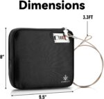 Anti-Theft Locking Beach Bag, 9x7.5-inch Portable Beach Safe for Securing Your Valuables and Phone – Black - Image 7