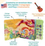 GO GO Spanish Musical Book Vol. 2: Bilingual Baby Books Spanish English, 8 Songs, Libros En Español para Niños, Bilingual Toys, Learning Toys for Toddlers - Image 4