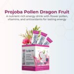 Youngevity ProJoba Pollen Burst™ Dragon Fruit - Clean Natural Energy Supplement w/Green Tea, Pollen Extract, GliSODin® - Increase Focus, Brain Boost, Endurance, Mental Clarity (30 Sticks) - Image 3