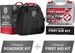 Swiss Safe 2-in-1 Car Emergency Kit | 12-FT Heavy-Duty Jumper Cables & 378-Piece Comprehensive Car First Aid Kit | Compact Roadside Auto Essentials for Vehicle Safety - Image 3