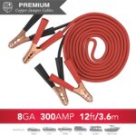 Swiss Safe 2-in-1 Car Emergency Kit | 12-FT Heavy-Duty Jumper Cables & 378-Piece Comprehensive Car First Aid Kit | Compact Roadside Auto Essentials for Vehicle Safety - Image 4