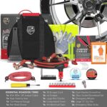 Swiss Safe 2-in-1 Car Emergency Kit | 12-FT Heavy-Duty Jumper Cables & 378-Piece Comprehensive Car First Aid Kit | Compact Roadside Auto Essentials for Vehicle Safety - Image 5