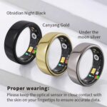 Zopsc Smart Ring for Women & Men, Fitness Tracker Ring with Remote Care, Step Counter, Calorie Tracking, Sleep Tracker - Image 6