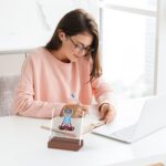 Zen Office Decor Meditation Gifts for Women, Acrylic Desk Decoration Zen Gifts, What You Think, You Become; What You Feel, You Attract; What You Imagine, You Create - Image 7