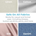 Pure Enrichment PureSteam Portable Fabric Steamer - Handheld Travel Garment Steamer Removes Wrinkles & is Safe on All Fabrics - Fast-Heating, Lightweight, Auto Safety Shut-Off, & Long Cord (Black) - Image 6