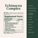Nature's Bounty Echinacea Complex, Herbal Supplement, Supports Immune Health, 450 mg, 100 Capsules - Image 6