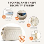 Joryin Anti Theft Crossbody Bag for Women, Slash-resistant RFID Blocking Travel Purses, Small Shoulder Bag Handbag, Nylon - Image 3