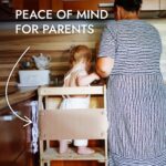 Safety Net for Toddler Tower – NET ONLY (Tower Not Included) – Fits 13-16 Inch Wide Openings – Adjustable Safety Guard Accessory for Kitchen Step Stool - Image 5