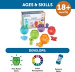 Learning Resources Peekaboo Fishbowl Friends - Counting and Fine Motor Skills, Water and Bathtub Toys, Toddler Games, Preschool Activities, Math Manipulatives, Gifts for Boys and Girls - Image 5