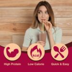 ProtiDIET Chocolate Protein Shake - 21 Pouches - Low Fat, High Protein Drink for a Healthy Active Lifestyle - Quick and Easy Preparation Chocolate Protein Drink - Image 4