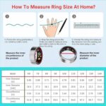 MZJ Smart Ring Fitness Tracker for iOS & Android – Sleep Monitor Heart Rate Blood Oxygen & Pressure 8 Sports Modes IP68 Waterproof NO Subscription Long Battery Life (Carbon Black, 7#) - Image 5