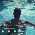 MZJ Smart Ring Fitness Tracker for iOS & Android – Sleep Monitor Heart Rate Blood Oxygen & Pressure 8 Sports Modes IP68 Waterproof NO Subscription Long Battery Life (Carbon Black, 7#) - Image 6