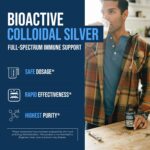 Bioactive Colloidal Silver - 8 oz, Glass Bottle, Vegan, Safe Doses with Highest Effectiveness - Nano Ions, 30 PPM - Immune Support (48 Servings) - Image 3
