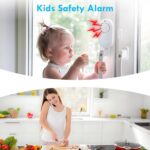 Door Window Alarm, Toeeson 120 DB Window Chime Alarms for Home, White Door Alarms for Kids Safety - Image 4
