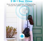 Door Window Alarm, Toeeson 120 DB Window Chime Alarms for Home, White Door Alarms for Kids Safety - Image 5