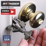 Stinger Portable Door Lock for Travel, Travel Door Lock with Seat Belt Cutter and Glass Breaker | Home and Hotel Room Security Device - Image 6