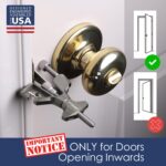 Stinger Portable Door Lock for Travel, Travel Door Lock with Seat Belt Cutter and Glass Breaker | Home and Hotel Room Security Device - Image 7