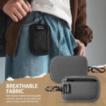 VULKIT RFID Blocking Clip Stash Pocket Small Slim Hidden Zipper Pouch Travel Safety Anti Theft Pickpocket Wallet Grey - Image 5
