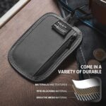 VULKIT RFID Blocking Clip Stash Pocket Small Slim Hidden Zipper Pouch Travel Safety Anti Theft Pickpocket Wallet Grey - Image 7