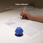 mooas Dodecagon Time Ball Rechargeable Mini Timer (White), 11 Preset Times, Desk & Study Productivity Timer, Sound/Vibrate/Mute, Easy to Use - Image 5