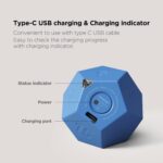 mooas Dodecagon Time Ball Rechargeable Mini Timer (White), 11 Preset Times, Desk & Study Productivity Timer, Sound/Vibrate/Mute, Easy to Use - Image 7