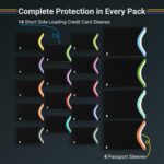 RFID Blocking Credit Card & Passport Sleeves (14 Short Side Credit Card & 4 Passport Protectors) – RFID Blocking Identity Theft Protection, Slim Design – Ideal for Travel and Everyday Use - Image 7
