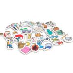 Junior Learning Rainbow CVC Objects Magnetic Foam Set, 40 Pieces, Ages 4-5, Phonics, Pre K-K - Image 4