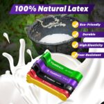 TOMSHOO 5 Packs Pull up Assist Bands, Resistance Bands with Straps Handles and Door Anchor, Stretch Bands,Exercise Bands with Guide for Fitness - Image 4