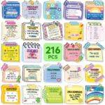 216 Pcs Mental Health Awareness Stickers Reminder Decals Positive Affirmation Stickers for Adults Psychology Mindfulness Sticker for Journal Scrapbook Diary Planner Laptop - Image 2