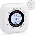 Carbon Monoxide Detector Plug in with Temperature & Humidity, 3-in-1 Portable CO Detector for Travel, Hotel, Home and RV Safety, Carbon Monoxide Alarm with Real-Time CO Monitor Display - Image 2