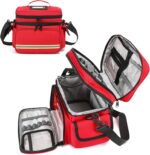 Double Layer Medical Bag Empty First Aid Bag Emergency Trauma Bag Empty, First Responder Organizer for Nurses,Home Health Care, EMT - Image 2