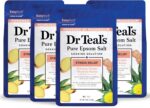 Dr Teal's Pure Epsom Salt Stress Relief with Ginseng & Ginger Essential Oils, 3 lbs (Pack of 4) - Image 2