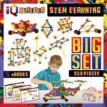 IQ BUILDER | STEM Learning Toys | Creative Construction Engineering | Fun Educational Building Blocks Toy Set for Boys and Girls Ages 5 6 7 8 9 10 Year Old + | Best Toy Gift for Kids | Activity Game - Image 2
