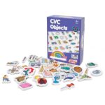 Junior Learning Rainbow CVC Objects Magnetic Foam Set, 40 Pieces, Ages 4-5, Phonics, Pre K-K - Image 2
