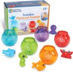 Learning Resources Peekaboo Fishbowl Friends - Counting and Fine Motor Skills, Water and Bathtub Toys, Toddler Games, Preschool Activities, Math Manipulatives, Gifts for Boys and Girls - Image 2